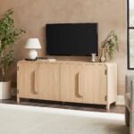 Chantelle Modern Curved Buffet Sideboard and TV Stand - Image 14