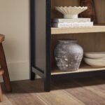Chantelle Modern Arched Bookshelf with Open Shelves - Image 5