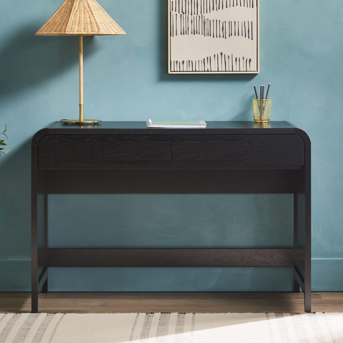 Chantelle Modern Curved Writing Desk - Image 14