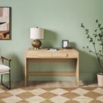 Chantelle Modern Curved Writing Desk - Image 12