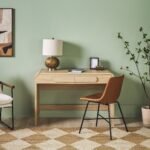 Chantelle Modern Curved Writing Desk - Image 10
