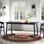 Ezra Modern Solid Wood Rectangle Dining Table for 6 - Image 11