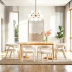 Ezra Modern Boucle Solid Wood Rounded Back Dining Chair (Set of 2) - Image 11
