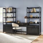 Holmes Modern Scandinavian Reeded Wide Bookshelf - Image 20