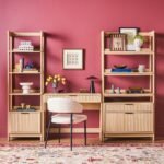 Holmes Modern Scandinavian Reeded Bookshelf - Image 12