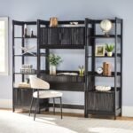 Holmes Modern Scandinavian Reeded Bookshelf - Image 18