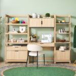 Holmes Modern Scandinavian Reeded Bookshelf - Image 10