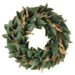 30" Lush Artificial Magnolia Leaf Wreath for Timeless Indoor and Outdoor Decor - Image 5
