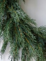 30" Lifelike Faux Cedar Wreath – Timeless Holiday Home Decor, Realistic Greenery - Image 3