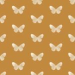 Gold Yellow Butterfly Wallpaper - Image 2
