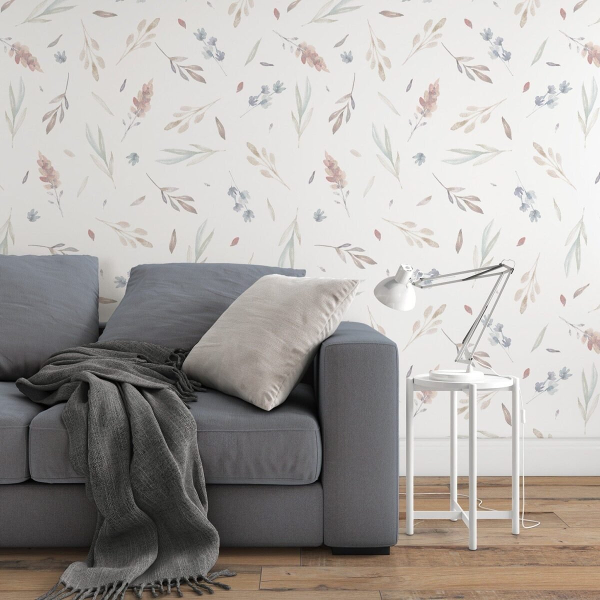 Watercolor Flowers Wallpaper Peel and Stick - Image 4