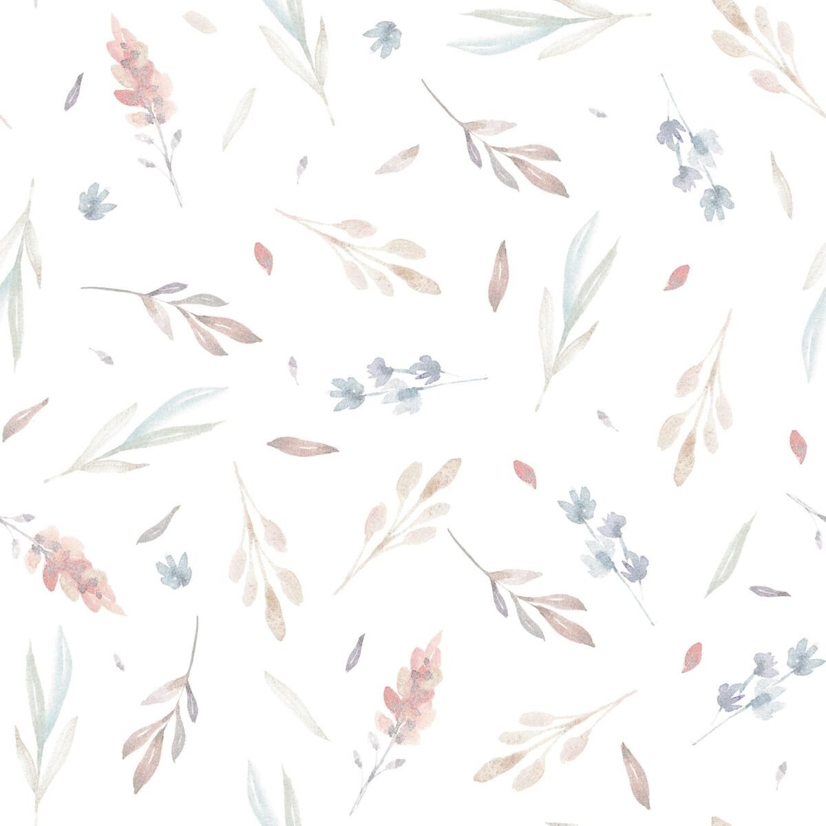 Watercolor Flowers Wallpaper Peel and Stick - Image 2