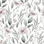 Botanical Wallpaper Peel and Stick Wall Mural - Image 2