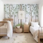 Birch Forest Watercolor Wallpaper - Image 2