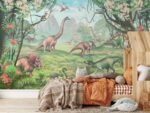 Jurassic Period Dinosaur Wallpaper Mural - Image 6