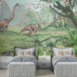 Jurassic Period Dinosaur Wallpaper Mural - Image 2