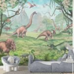 Jurassic Period Dinosaur Wallpaper Mural