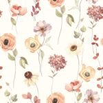 Avery Wallpaper Peel and Stick - Floral Watercolor Wallpaper - Image 2