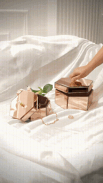 Multi-purpose Organiser box in Rose Gold, Large - Image 2