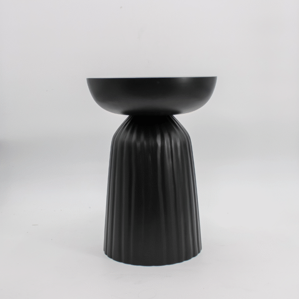 CG Hunter Handcrafted Black Wooden Accent Table - Stylish Compact Side Table for Home Decor