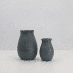Handcrafted Warm Grey Aluminum Vase - Unique Decorative Home Accent by CG Hunter