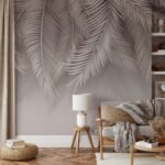Hanging Palm Leaves Wallpaper Mural - Image 4