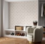 Modern Botanical Wallpaper Peel and Stick - Thin Line Wildflowers - Image 3