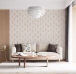 Modern Botanical Wallpaper Peel and Stick - Thin Line Wildflowers - Image 5