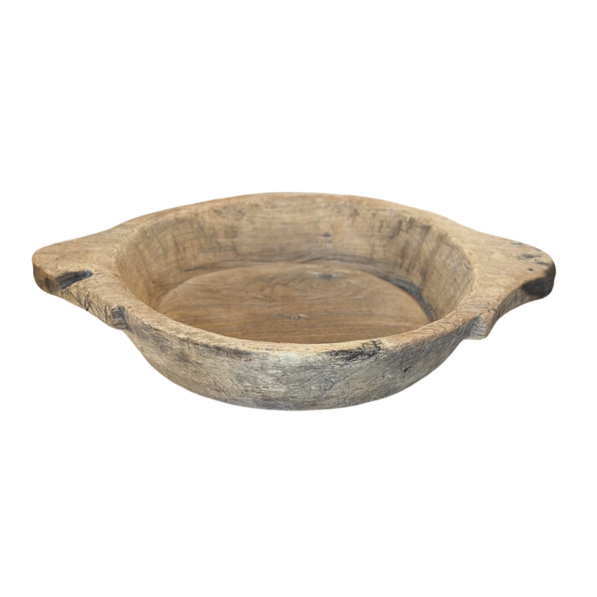 Wood Two Handle Parat - Large - Image 1