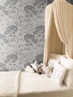 Woodland Animals Toile Wallpaper - Vintage Forest Wildlife Mural - Image 5