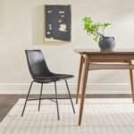 Xuma Urban Industrial Faux Leather Seating Collection (Dining Chair or Counter Stool), Set of 2 - Image 9