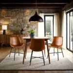 Xuma Urban Industrial Faux Leather Seating Collection (Dining Chair or Counter Stool), Set of 2 - Image 15