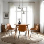 Xuma Urban Industrial Faux Leather Seating Collection (Dining Chair or Counter Stool), Set of 2 - Image 17