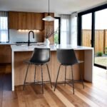 Xuma Urban Industrial Faux Leather Seating Collection (Dining Chair or Counter Stool), Set of 2 - Image 26