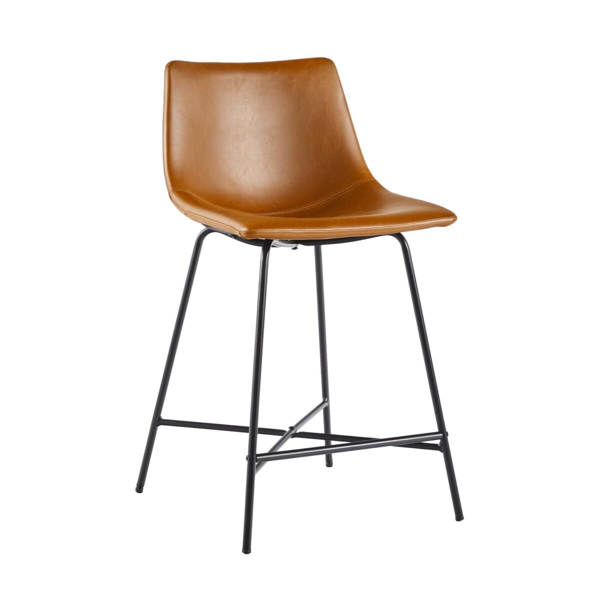 Xuma Urban Industrial Faux Leather Seating Collection (Dining Chair or Counter Stool), Set of 2 - Image 46