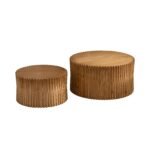 Walker Edison | Textured Nesting Coffee Table Set - Image 15