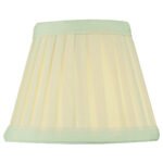 5"W x 4"H Set of 6 Crisp Linen Pleated Clip-on Candelabra Lampshade - Image 5
