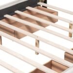 Walker Edison | Upholstered Queen Platform Bed with Storage - Image 13
