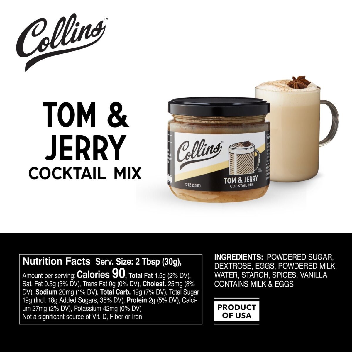 Tom & Jerry Cocktail Mix 12 oz - Image 5