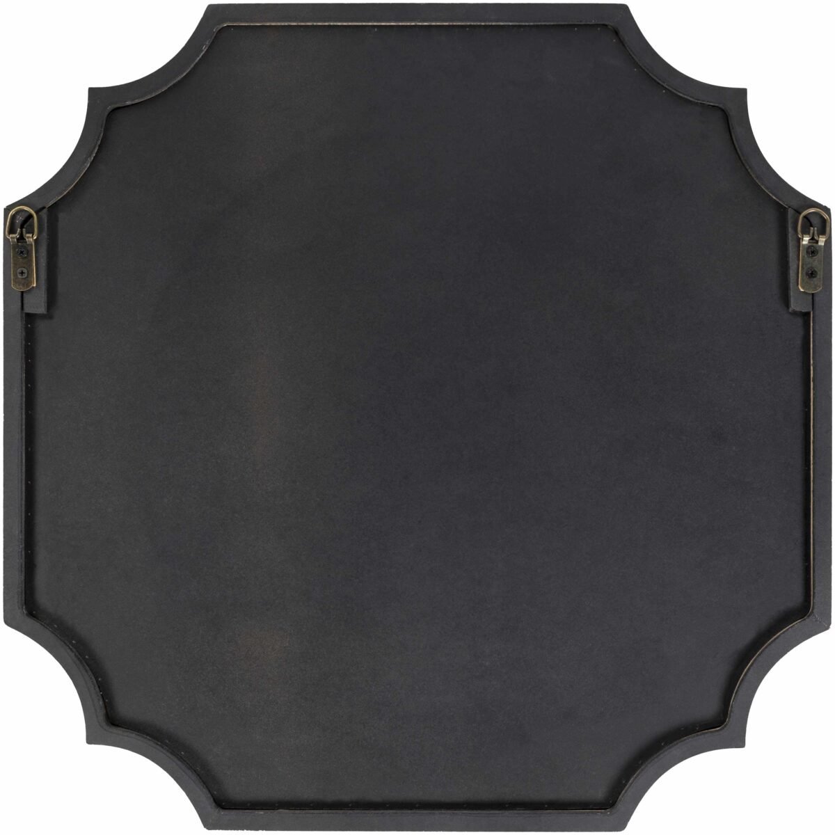 Abangay Gold Contemporary Wood Frame Mirror - Image 6