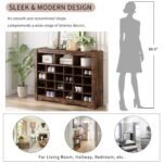 Walker Edison | Functional Shoe Cabinet for Stylish Organization - Image 3