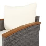 Walker Edison | Wicker 9-Piece Patio Modular Sofa Set - Image 10