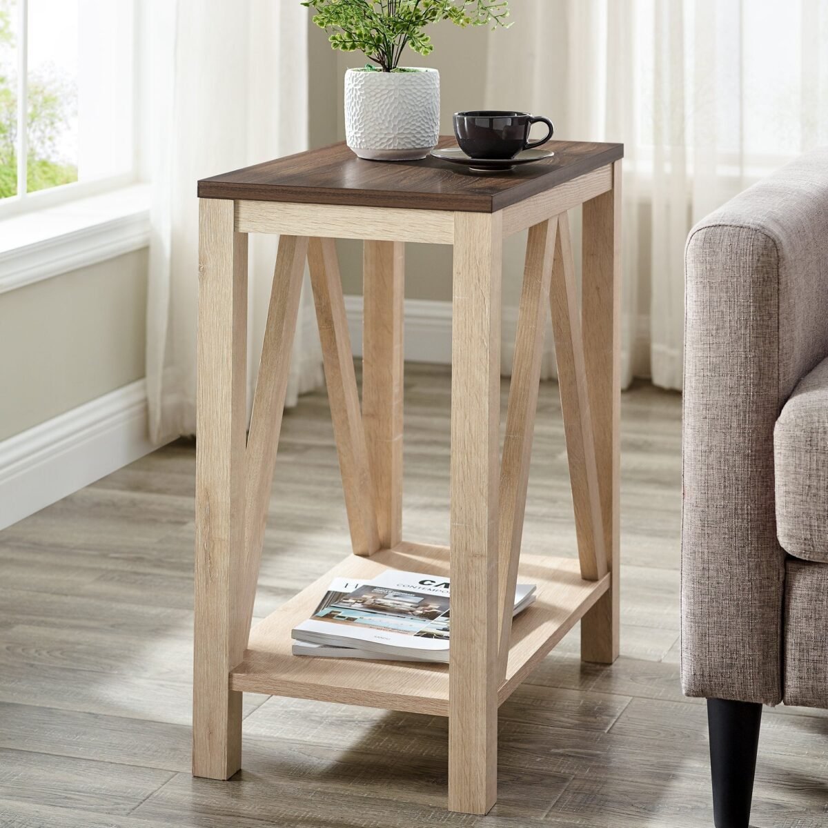 A-Frame Narrow Side Table - Image 4