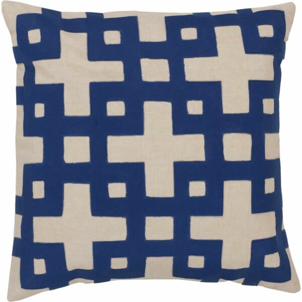 Charleroi Dark Blue Pillow Cover