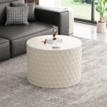 Walker Edison | Minimalist Honeycomb Nesting Coffee Table Set - Image 3