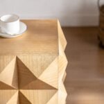 Walker Edison | Modern Embossed Pattern Side Table - Image 13