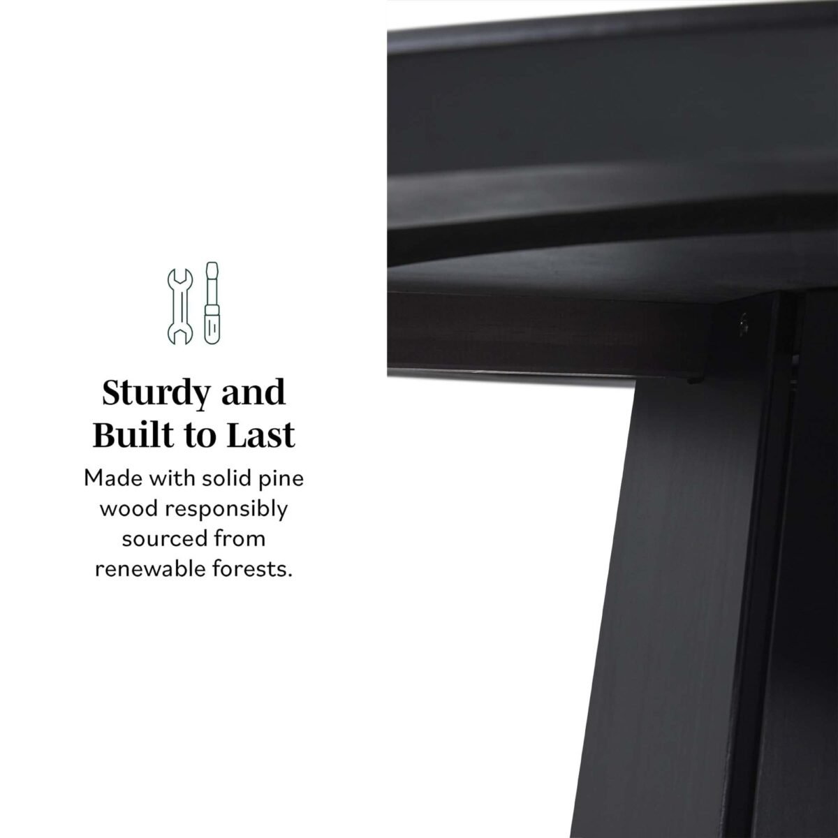 Koa 48" Round Solid Wood Pedestal Dining Table - Image 3