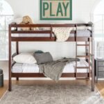 Carolina Transitional Solid Wood Twin-over-Twin Bunk Bed - Image 29