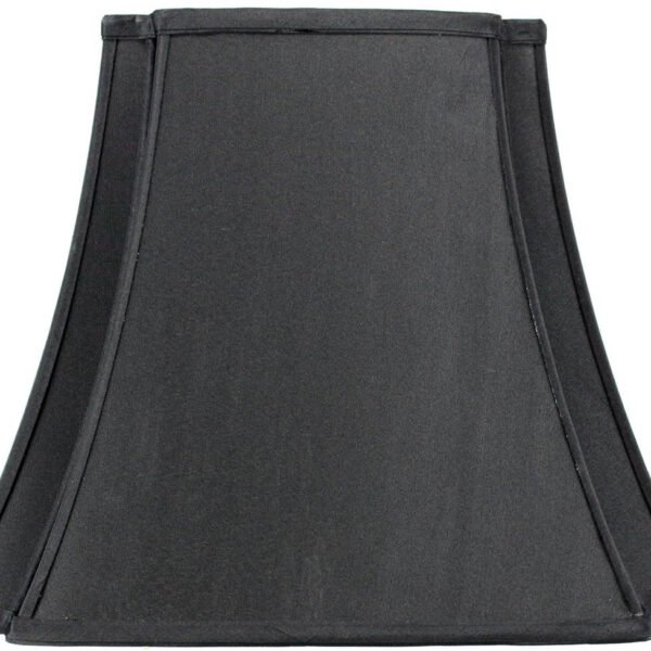 16"W x 13"H Black with Gold Liner Lampshade