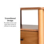 Walker Edison Spindle Transitional 1-Drawer Nightstand - Image 9